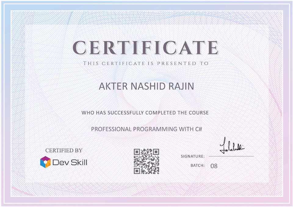 c-sharp certificate